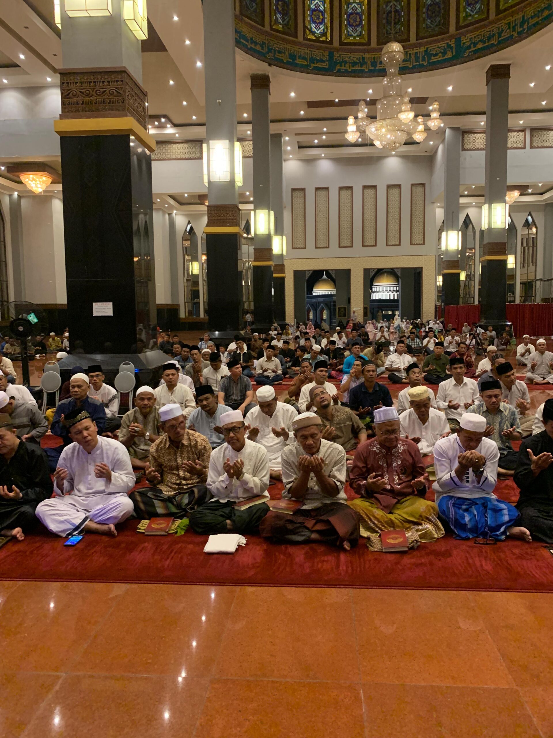 Pemkab Agara Zikir dan doa bersama sambut malam Nisfu Sya'ban dan Tarhib Ramadhan 1445H.Waspada/Seh Muhammad Amin