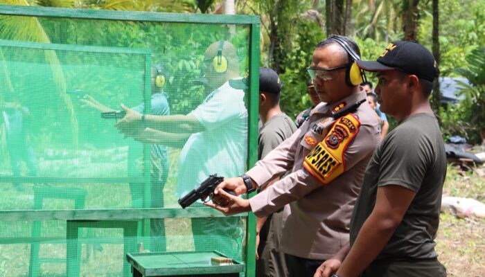 Kapolres Ikuti Shooting For Peace Bersama Kodim 0213/Nias