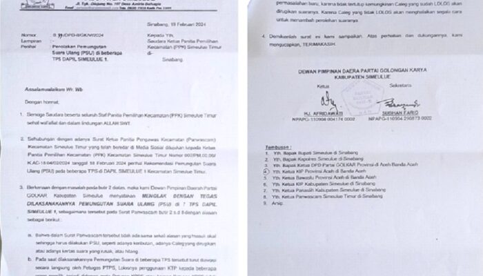 PSU Di Simeulue Ditengarai Sarat Kepentingan, Rp1 Juta Persuara