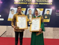 Syaridin Dan Suhartini Raih Perhargaan Anugerah Literasi Indonesia
