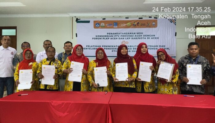 PTV, LKP, Dan DUDI Perkuat Ekosistem Kemitraan Vokasi Aceh