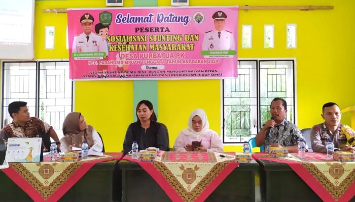 Pemdes Purbatua Gelar Sosialisasi Penanggulangan Stunting