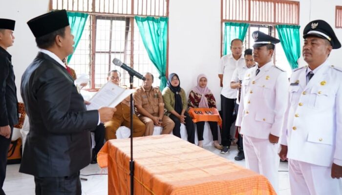 Pangulu Nagori Dosin Dan Lingga Dilantik, Ini Pesan Bupati Simalungun