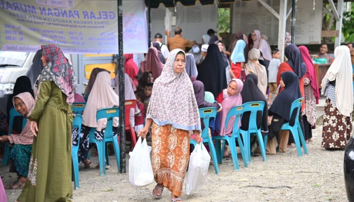 Warga Jruek Balee Sambut Baik Pangan Murah