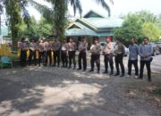 Polres Langkat Kawal Penghitungan Dan Rekapitulasi Suara KPU 