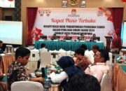 KPU Padangsidimpuan Gelar Rapat Pleno Rekapitulasi Penetapan Hasil Pemilu 2024