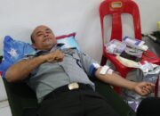 Rutan Tarutung Donor Darah Partisipasi HUT-78 Persit KCK