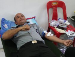 Rutan Tarutung Donor Darah Partisipasi HUT-78 Persit KCK