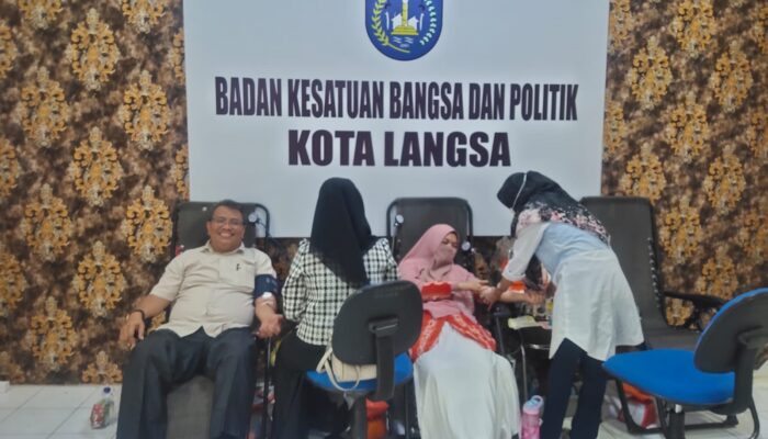 Kesbangpol Langsa Rutin Gelar Donor Darah