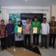 Lembaga Dakwah PBNU dan Fakultas Dakwah dan Komunikasi UIN Ar Raniry Aceh menandatangani perjanjian kerjasama penyelenggaraan sertifikasi pembimbing manasik haji profesional di Banda Aceh, Rabu (28/02/24).(Waspada/T.Mansursyah)