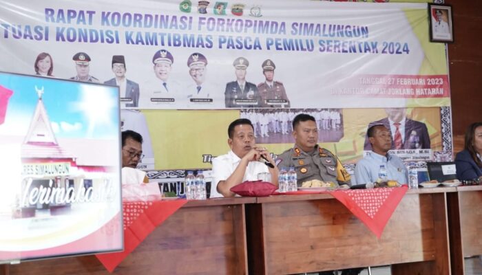Pemilu 2024 Tertib Aman Dan Lancar, Bupati Simalungun Apresiasi Forkopimda