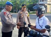 Polisi Periksa Kelengkapan Kendaraan Polisi