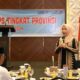 Penjabat (Pj) Ketua Tim Penggerak Pemberdayaan Kesejahteraan Keluarga (TP-PKK) Aceh, Ayu Marzuki, saat menyampaikan materi dalam Rakor TPPS tingkat Provinsi Aceh yang diselenggarakan BKKBN Perwakilan Aceh, di Hotel Ayani, Banda Aceh, Rabu (28/2). (Waspada/Zafrullah)
