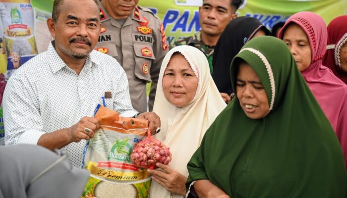Warga Leupung Akui Pangan Murah Sangat Membantu