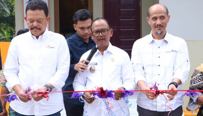 Wabup Simalungun Resmikan Dua Rumah Baca Bakti Toba Tilapia PT STP