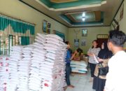 Dinas Ketapang Binjai Tinjau Rumah Warga Tampung Beras Bulog