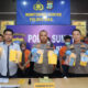 Kapolres Nias, AKBP Revi Nurvelani didampingi Waka Polres Nias, Kompol SK. Harefa, S.Pd, MH dan Kasat Narkoba, Iptu Arifin Purba, Rabu (28/2). Waspada/Ist