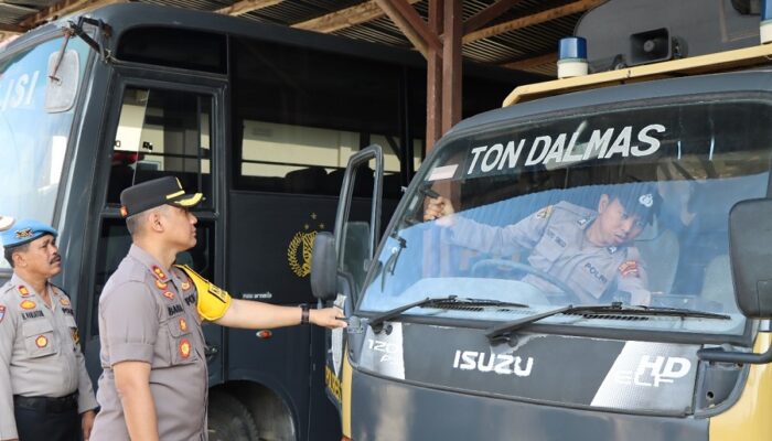 Polres Tapteng Cek Kesiapan Randis Jelang Pam Pemilu 2024