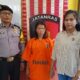 SP, 37, seorang ibu rumah tangga, warga Sibolga Selatan ditangkap dan diamankan di Polres Tapteng karena kasus curat. Waspada/ist