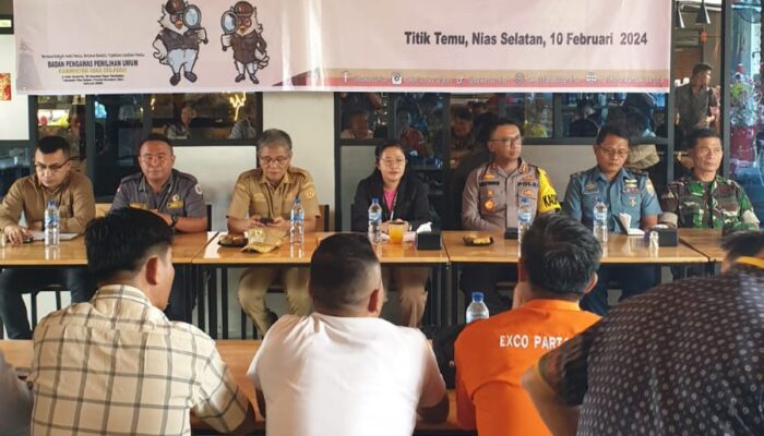 Bawaslu Nisel Rakor Dengan Stakeholder Sukseskan Pemilu 2024