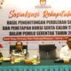 Koordinator Divisi Teknis Penyelenggara KPU Padangsidimpuan, Fadlyka Himmah Syahputra Harahap memberikan penjelasan terkait proses rekapitulasi hasil penghitungan perolehan suara, penetapan kursi dan calon terpilih hasil Pemilu Serentak Tahun 2024 di Aula Mega Permata Hotel, Padangsidimpuan, Jumat (9/2). Waspada/Mohot Lubis.