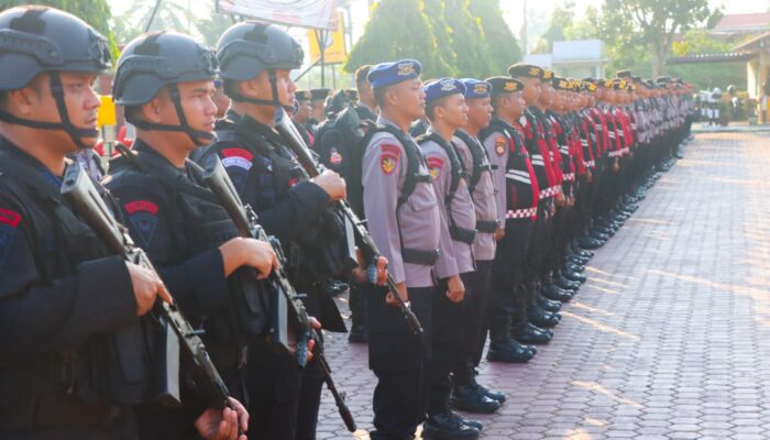 846 Personel Siap Amankan Pemilu