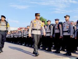 Amankan Pemilu, Polres Pidie Terima 290 Personel BKO Polda Aceh