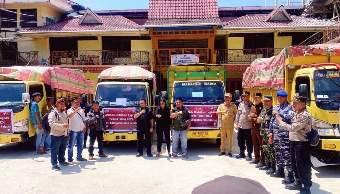KPUD Nisel Distribusikan Logistik Pemilu 2024 Ke PPK 28 Kecamatan