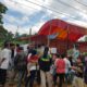 SUASANA Pencoblosan di salah satu TPS dalam Kecamatan Penanggalan. (Waspada/Khairul Boangmanalu)