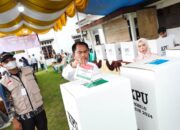 Gunakan Hak Suaranya, Bupati Dan Wabup Sebut Pemilu Di Sergai Berjalan Lancar