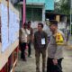 Kapolres Langkat AKBP Faisal Rahmat Husein Simatupang SIK SH MH, melaksanakan pengecekan dan monitoring pelaksanaan pengamanan TPS  Pemilu 2024, Rabu, (14 /2/2024) pagi. Waspada/ist 