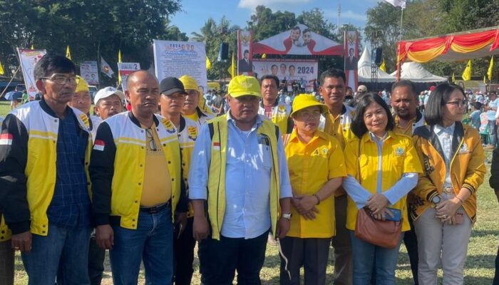 Di Samosir, Lamhot Sinaga Kampanyekan Prabowo- Gibran Menang Satu Putaran