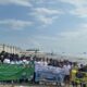 PT Pelindo Regional I Belawan mendukung penuh aksi bersih pantai yang diinisiasi oleh core team World Clean Up Day Sumatera Utara yang bekerjasama dengan Pusat Daur Ulang Kecamatan Belawan, Ecofriendly Board, Minggu (25/2) di Belawan. Waspada/Ist