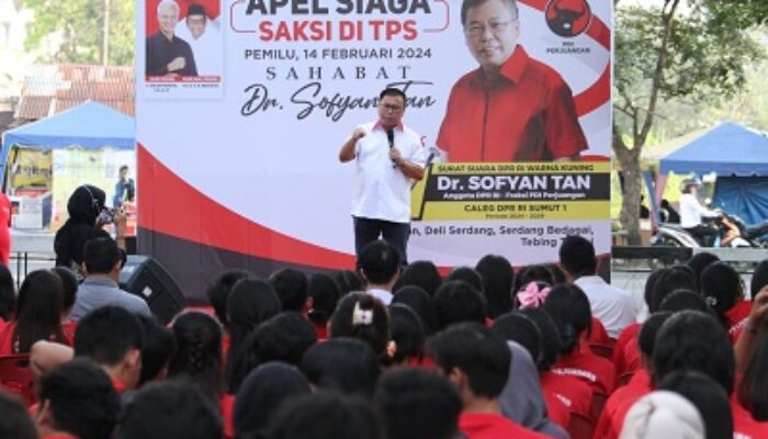 Jaga Suara Di Pemilu 2024, Sofyan Tan Siapkan 15.700 Saksi
