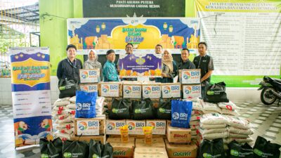 Berbagi Bahagia Bersama BRI Group, BRI Regional Office Medan Bagikan Paket Sembako