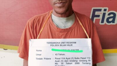 Polsek Bilah Hilir Tangkap Pengedar Narkotika Desa Sei Tampang Polsek Bilah Hilir Tangkap Pengedar Narkotika Desa Sei Tampang