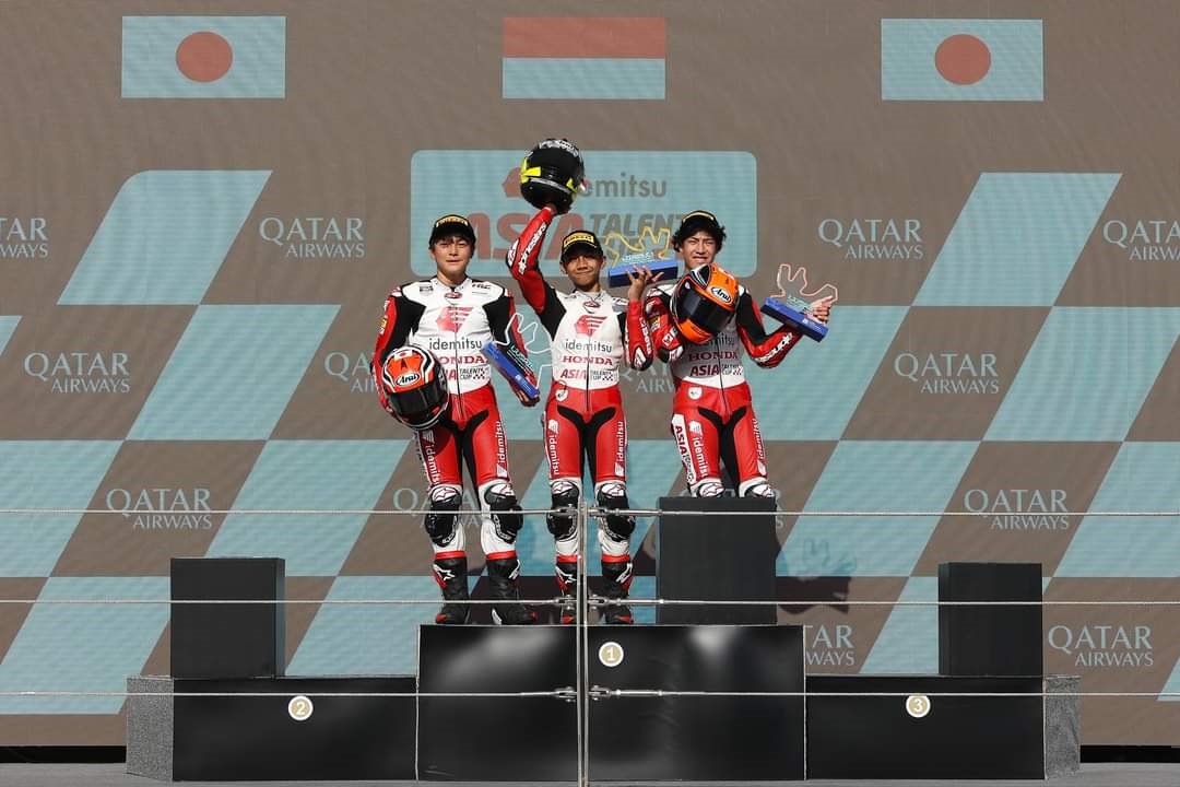 Podium Tertinggi ATC Qatar, Pebalap Astra Honda Lanjutkan Kejayaan