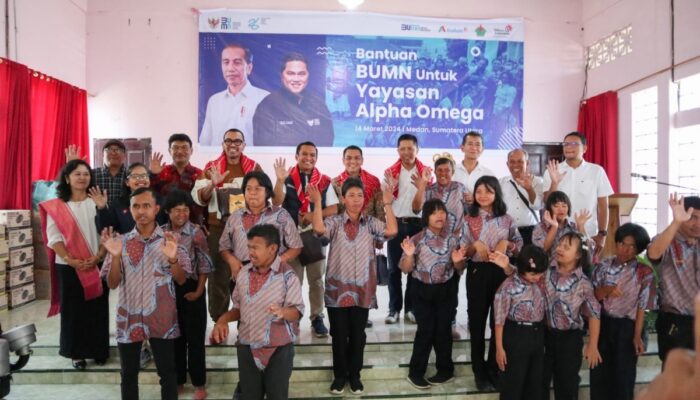 PTPN IV Bantu Yayasan Kesejahteraan Penyandang Disabilitas GBKP Alpha Omega Di Kabanjahe