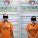 Kedua tersangka Abang beradik yang edarkan sabu di Huta Durian, Kec. Bintang Bayu, Sergai. Waspada/ist