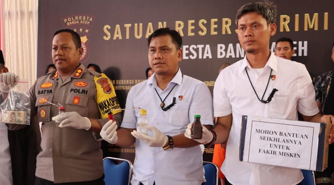 Paksa Dua Anak Mengemis Untuk Nyabu, Pasutri Di Aceh Ditangkap Polisi