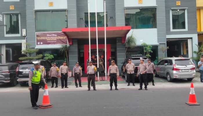 Polres Binjai Amankan Penghitungan Suara Pemilu 2024
