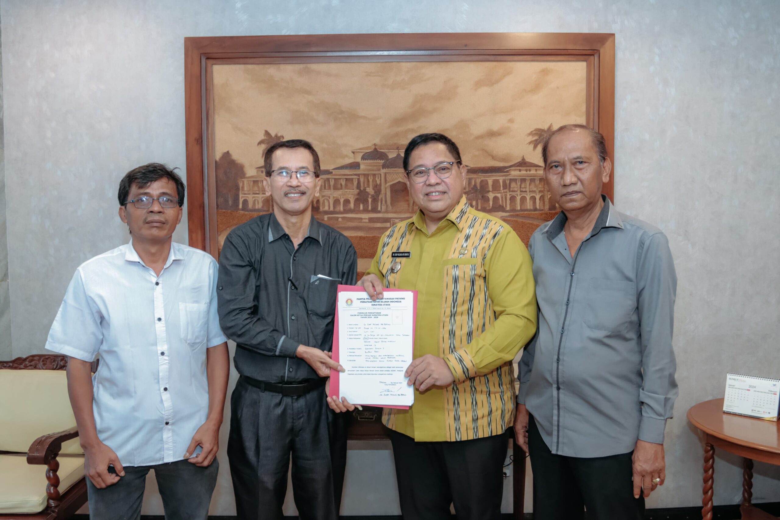 Dr. Eddy Keleng Ate Berutu Calon Ketua Percasi Sumut