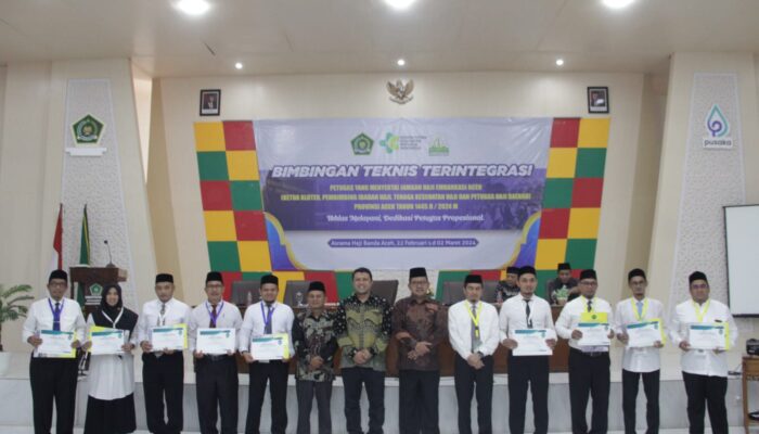 Kakanwil Kemenag Aceh Minta Petugas Haji Embarkasi Aceh Bekerja Secara Profesional