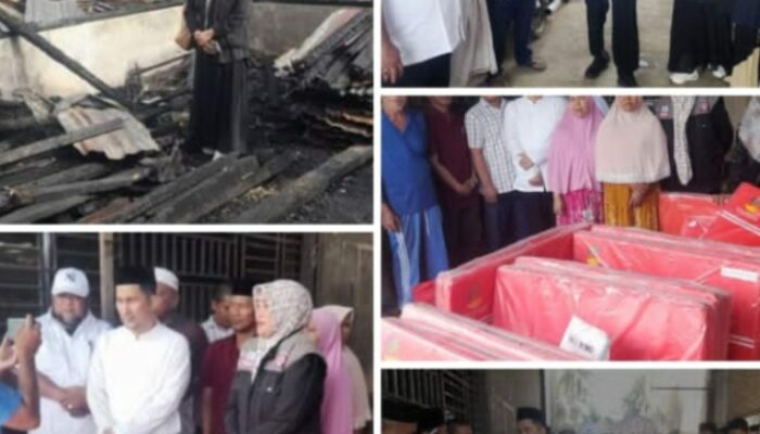 Pj Bupati Agara Salurkan Bantuan Masa Panik Pada Korban Kebakaran Desa Kuning 1