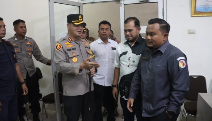 Kapolres Aceh Utara Pastikan Rapat Pleno KIP Aman