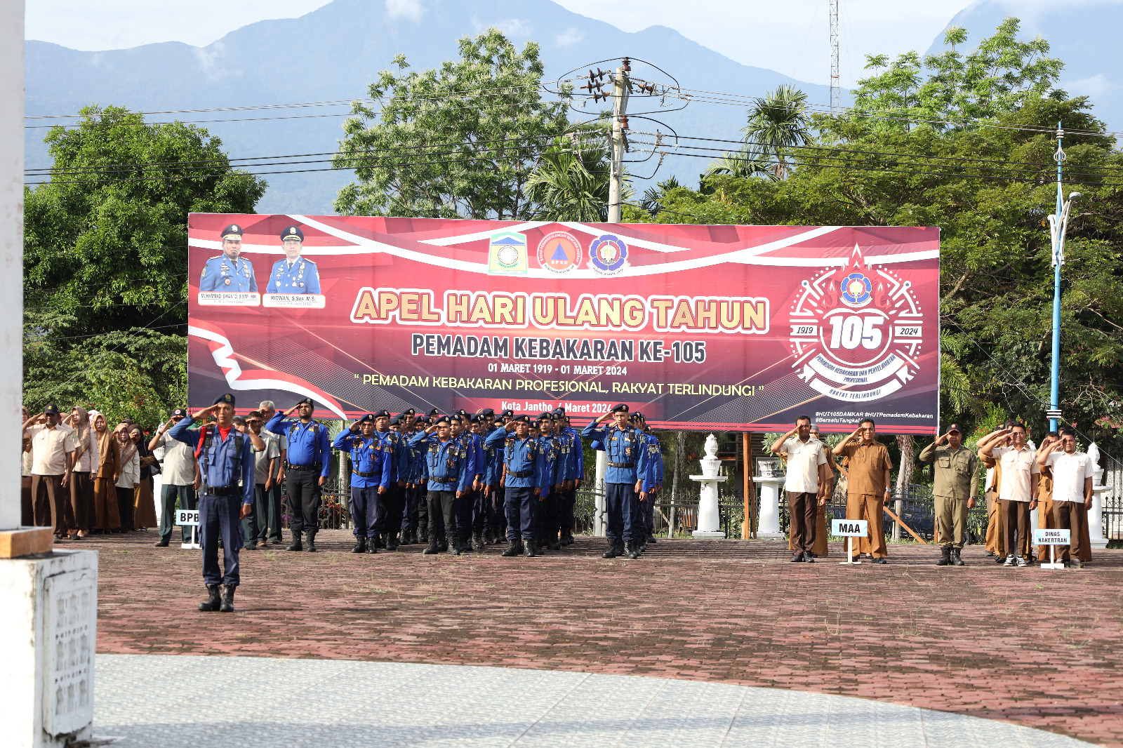 Pemkab Aceh Besar Peringati HUT Pemadam Kebakaran