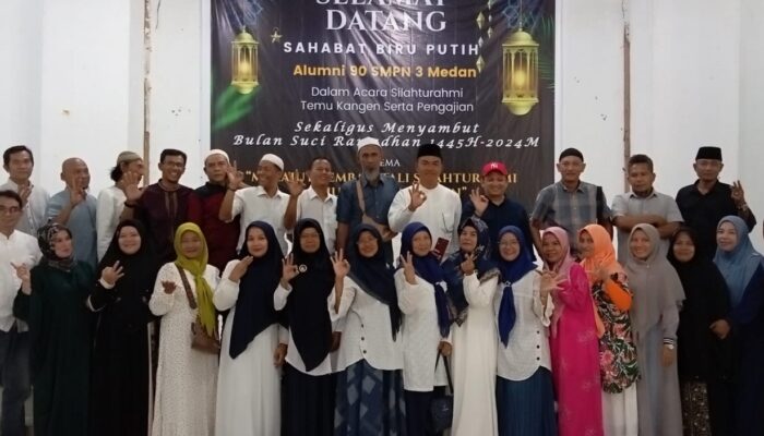 Alumni 90 SMPN 3 Medan Gelar Temu Kangen Dan Pengajian
