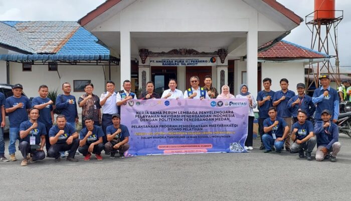 AirNav Indonesia Adakan Pelatihan Las Kepada Warga Sekitar Bandara Sisingamangaraja Silangit