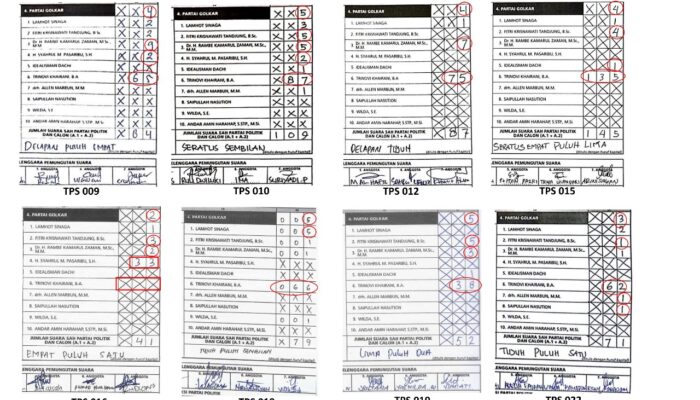 Lagi, Suara Caleg DPR RI Sumut 2 Di Labura Diduga Digelembungkan