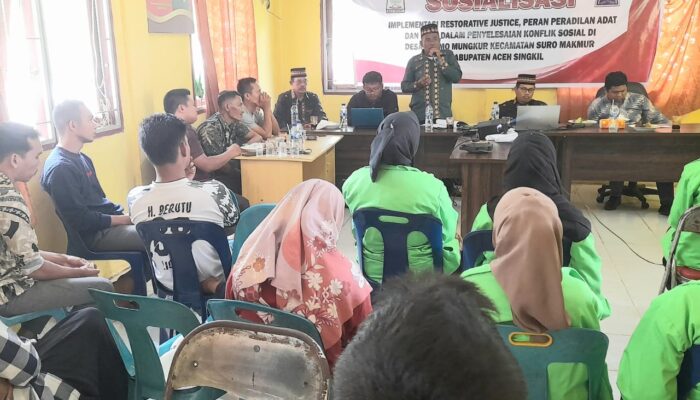 Kades Di Aceh Singkil Minta Bantuan Hukum